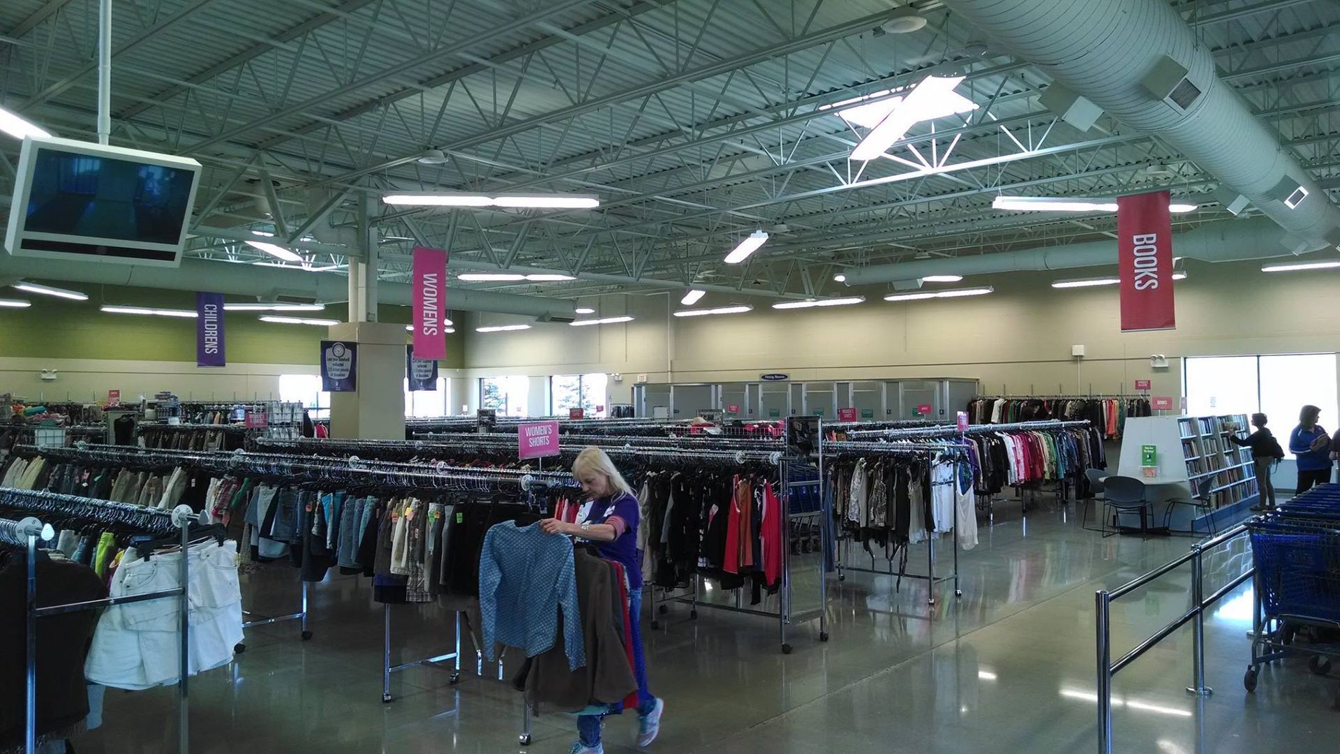 A Wide View of A Clothing Section - Chicago, IL - McMaster Painting