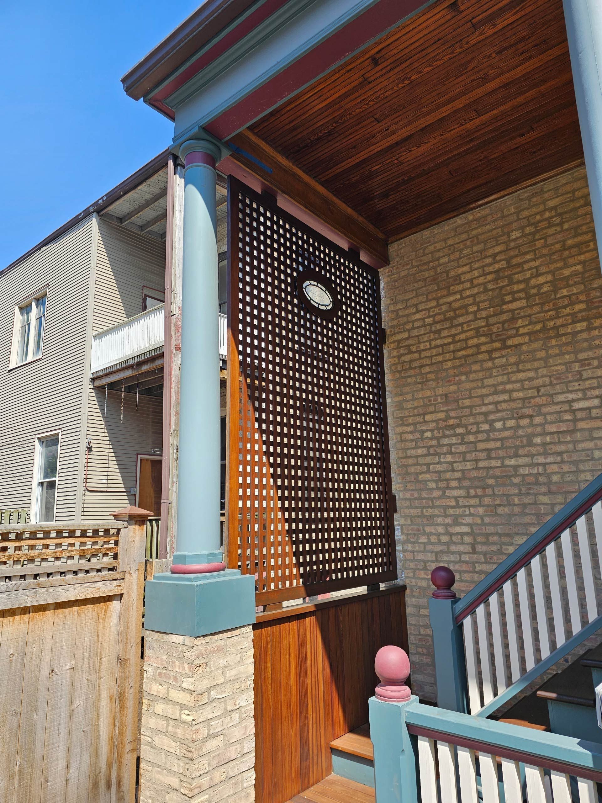 Brick Building With a Porch and Stairs — Chicago, IL — McMaster Painting
