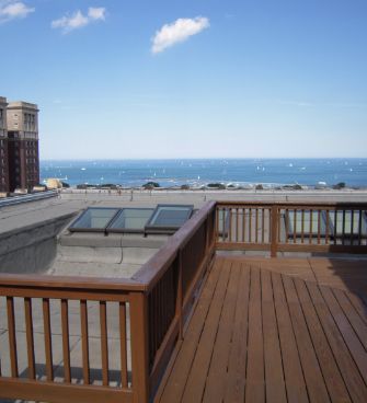 Rooftop Deck With a View of the Ocean — Chicago, IL — McMaster Painting
