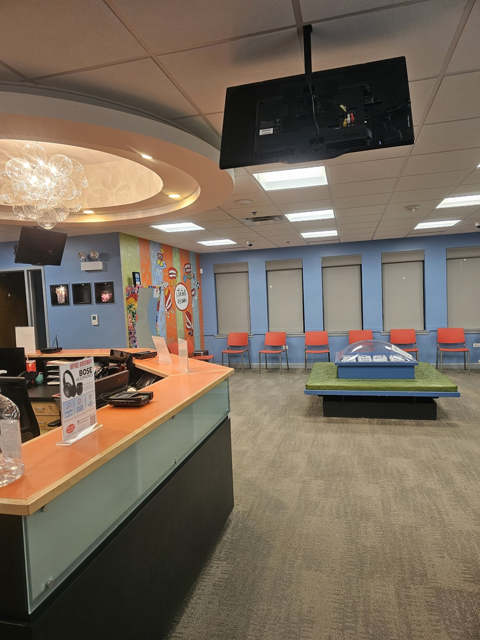 Large Room With A Projector Hanging From The Ceiling - Chicago, IL - McMaster Painting