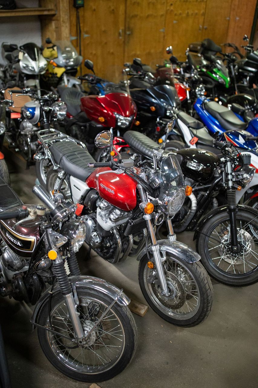 Left Side of Motorcycles — Chicago, IL — River North Storage