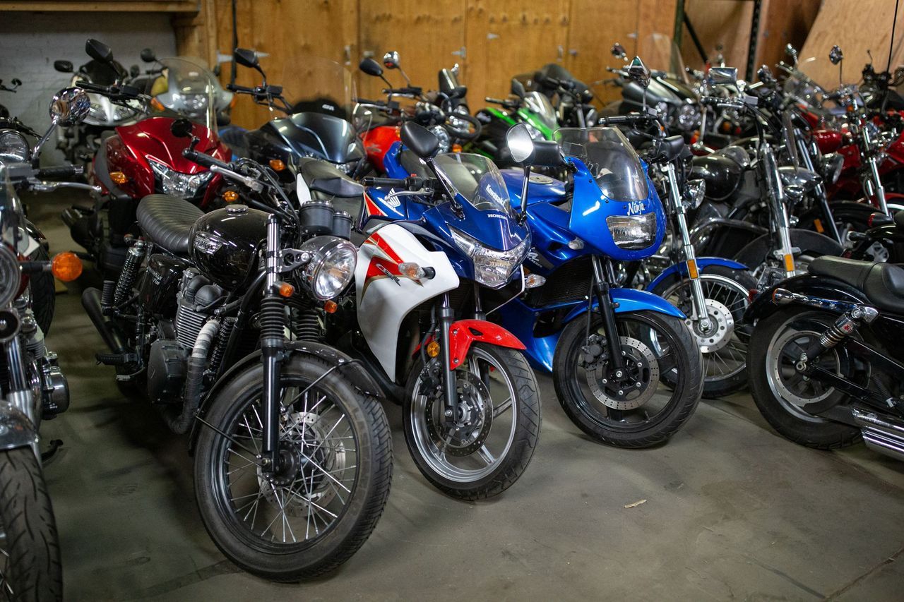 Motorcycles on Storage Room — Chicago, IL — River North Storage