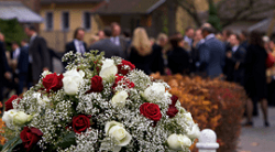 Addobbo floreale funebre