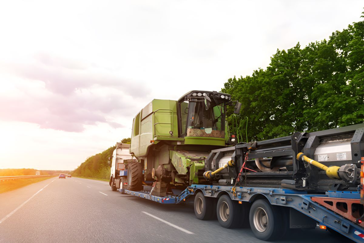 Heavy Industrial Truck With Semi Trailer Platform Transport — Big Tim's Towing in Bennetts Green, NSW