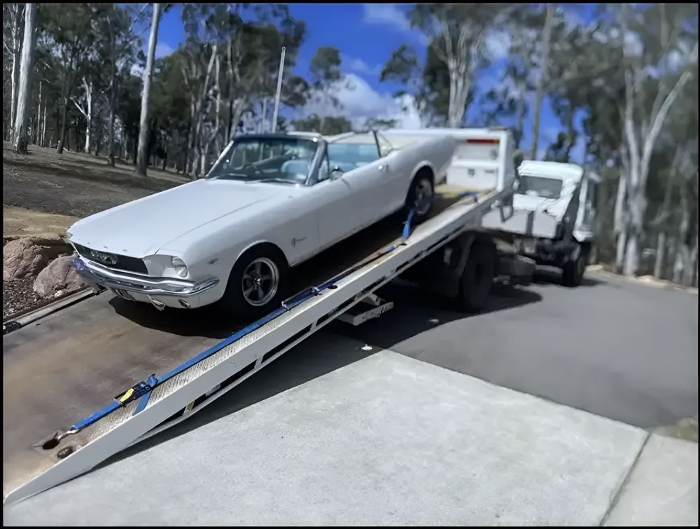Towing The Old Car Model — Big Tim's Towing in Raymond Terrace, NSW
