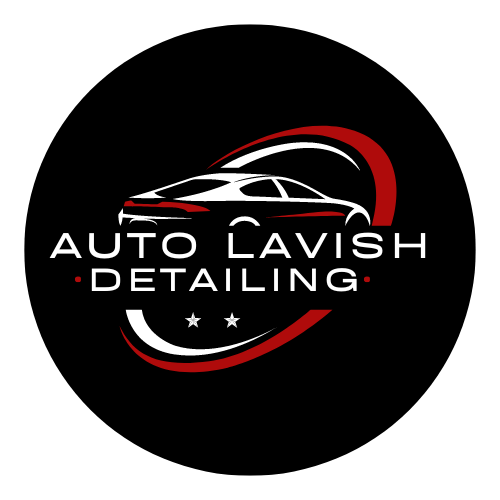 A logo for a car detailing company called Auto Lavish Detailing.