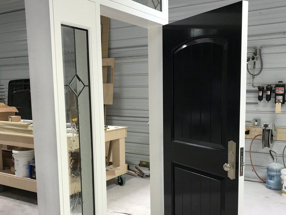 Stair Parts — Custom Entry Wood Door in Cazenovia, NY