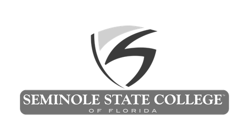 The Seminole State College of Florida logo featuring a stylized 'S' inside a shield shape above the college name.
