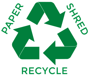 Green Recycle Logo — Shredding Lafayette in Lafayette, IN