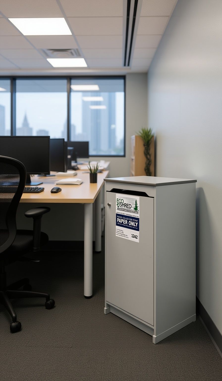 Eco Shred secure containers Eco Shred Executive Console - secure, locked container