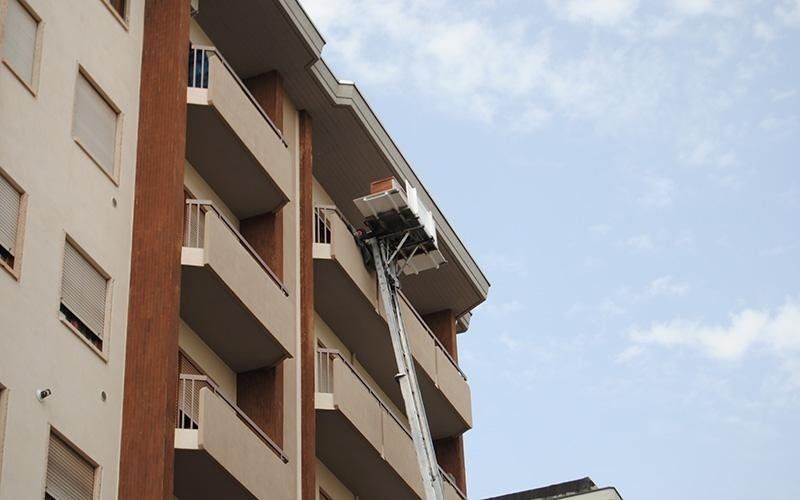 trasloco in un appartamento ai piani alti