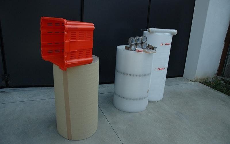 strumenti per l'imballaggio di beni fragili