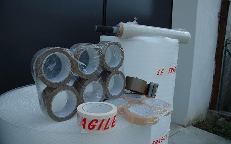 strumento per l'imballaggio durante i traslochi