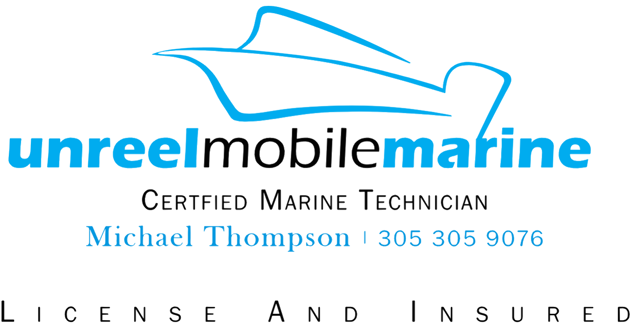 Unreel Mobile Marine logo — Yamaha certified marine technician, licensed and insured.
