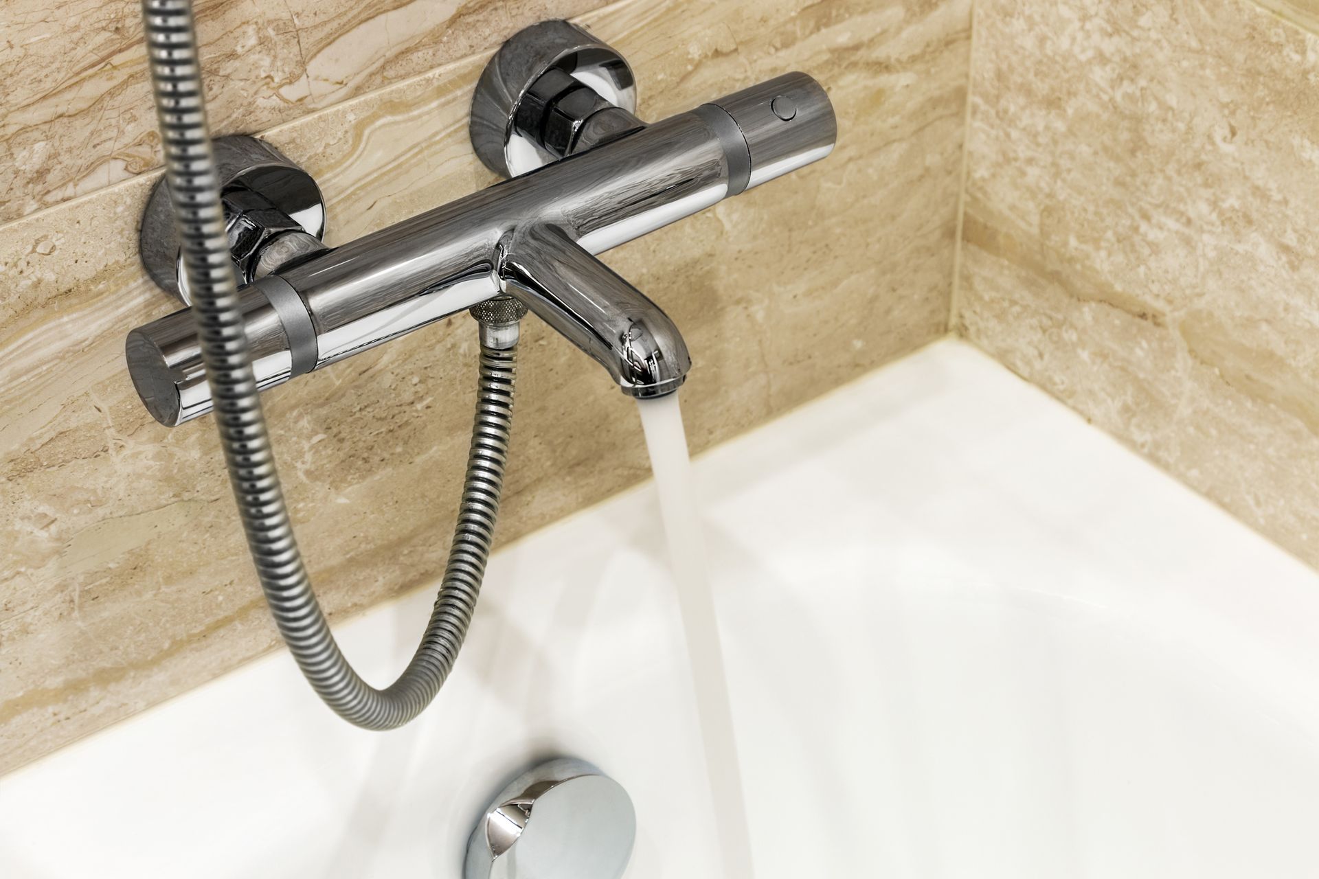 Shower Faucet Top View — Des Moines, IA — MJG Solutions Corp