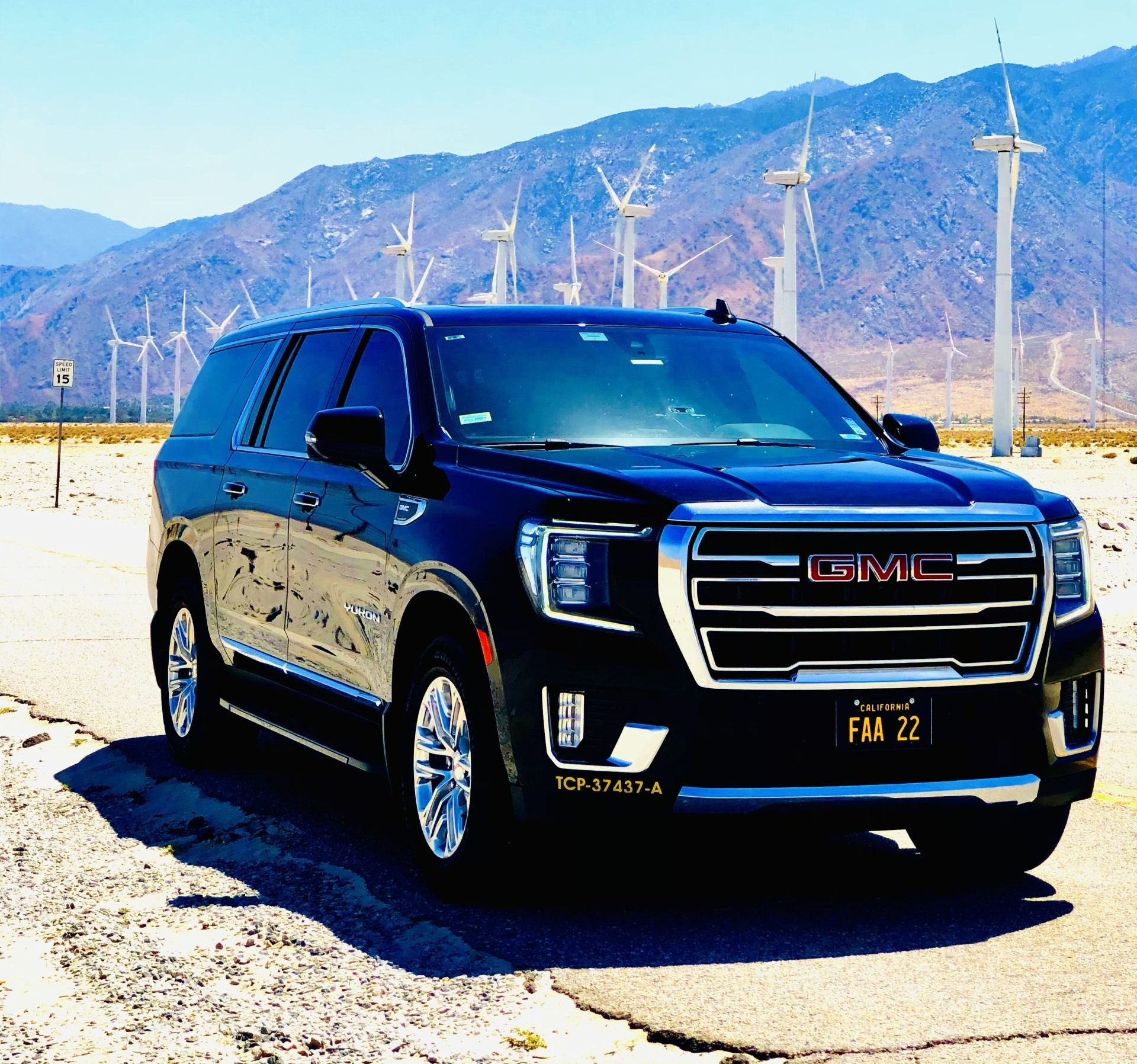 FAA Transportation GMC Yukon Denali Palm Springs 7 Passengers