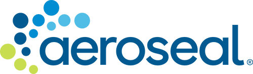 AeroSeal logo. Text 