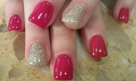 Maybe your crazy hobbies wreck your nails? A gel or shellac manicure may give you two or three weeks of shiny chip free nails. Both types require a few layers of polish that needs curing under a special lamp. Your nails are 100% dry before you walk out the door.