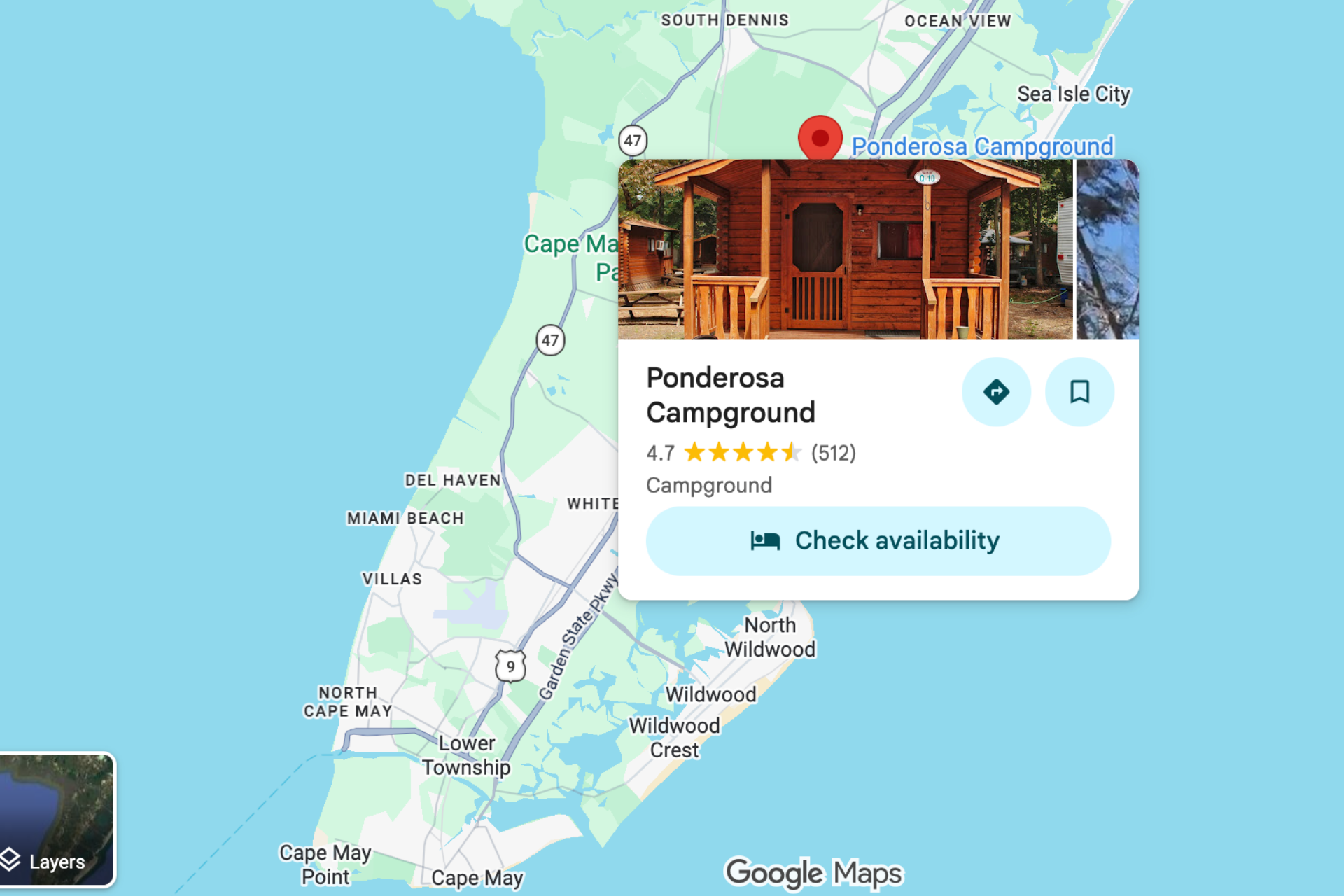 campground near Cape May NJ