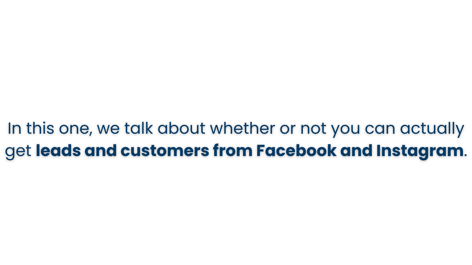 lead generation from Facebook and Instagram tips
