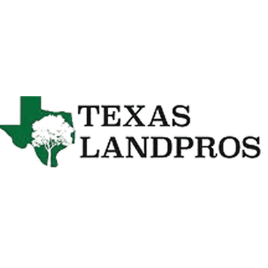 Logo: Texas Landpros with a green Texas outline and tree illustration.