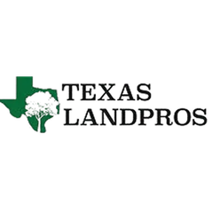 Logo: Texas Landpros with a green Texas outline and tree illustration.