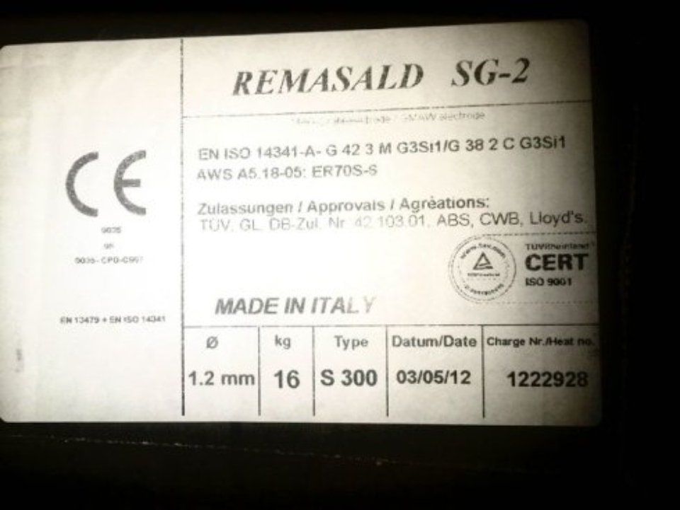 etichetta di materiali per saldatura a Monza e Brianza