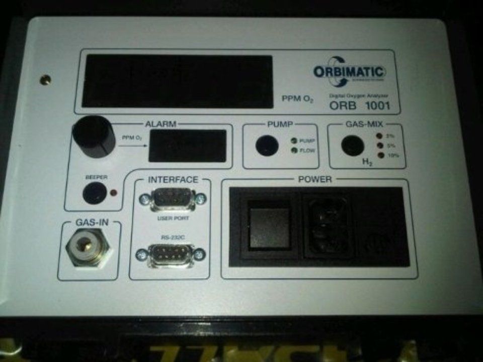 Oxygen analyser 2