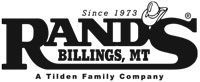 a black and white logo for rand 's billings , mt , a tilden family company .
