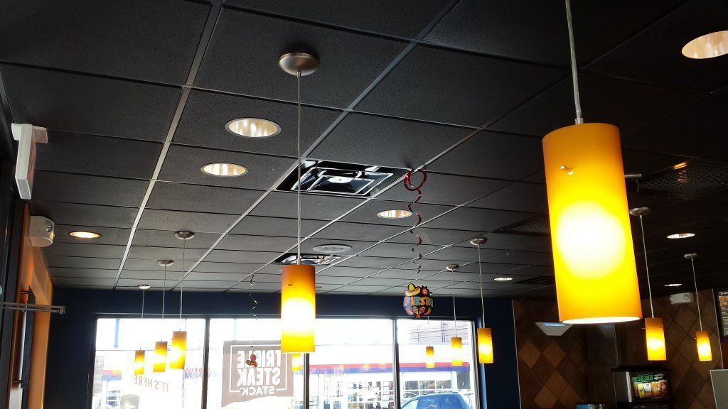 Black Acoustic Ceiling — Asheville, NC — Bonitz of Carolina