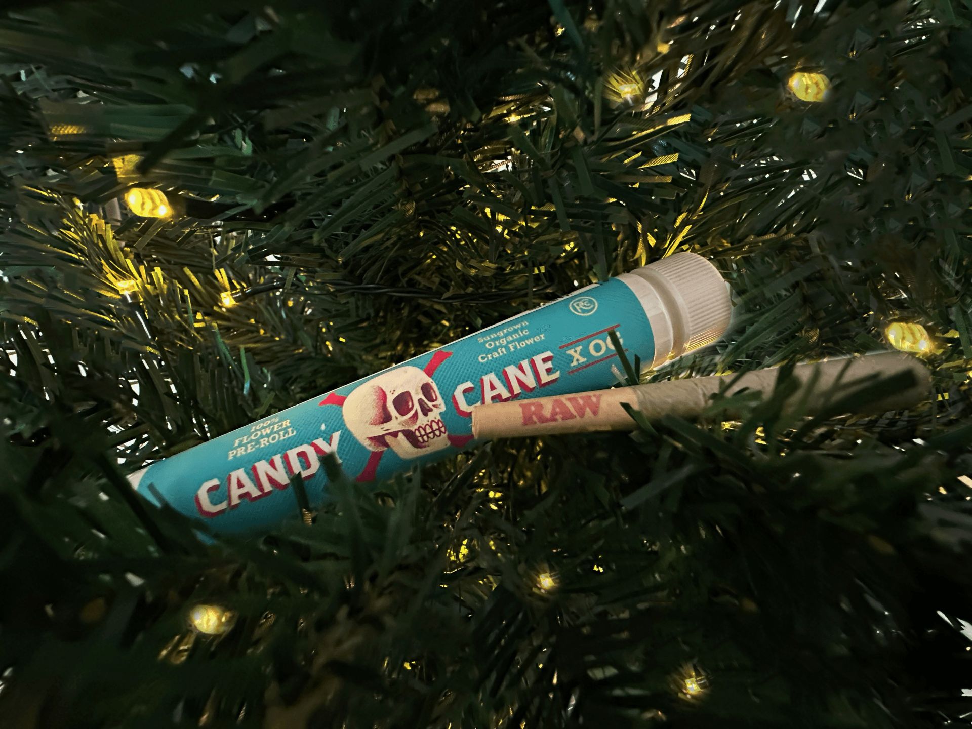 Paper Crane Candy Cane Pre-Roll