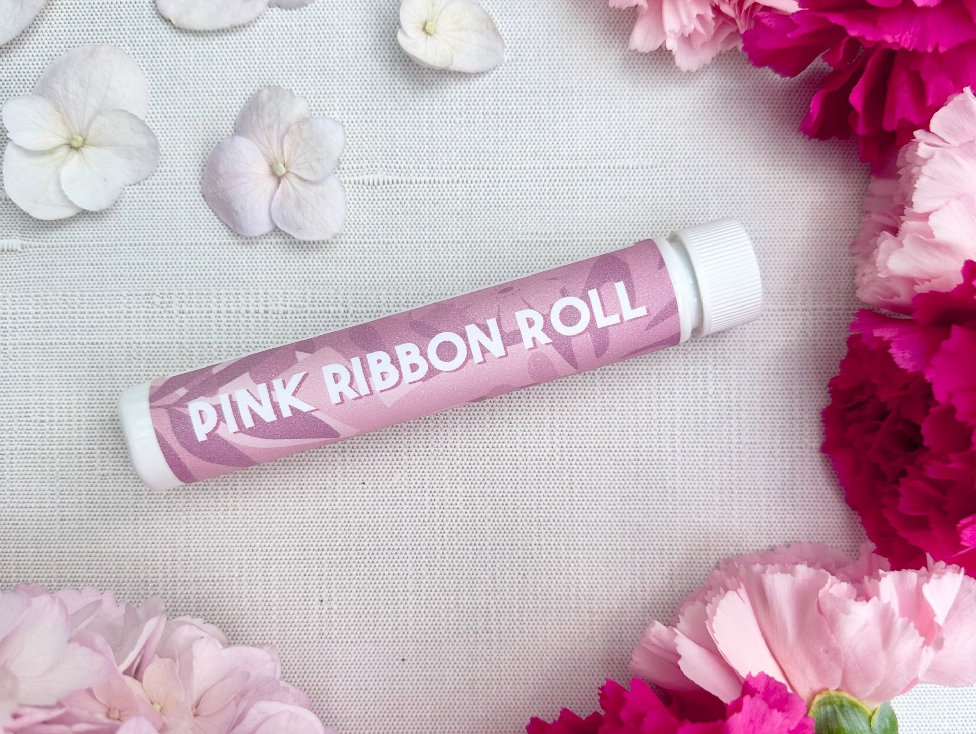 Pink Ribbon Cannabis Pre-Roll for Breast Cancer Awareness