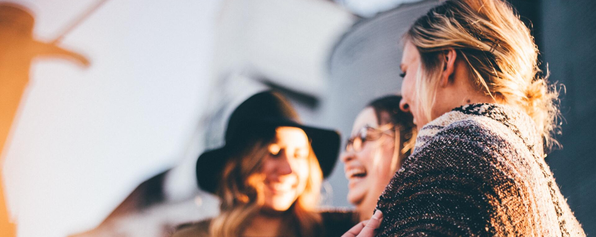 Mothers laughing together