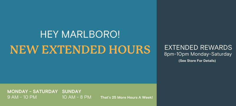 Marlboro has extended hours