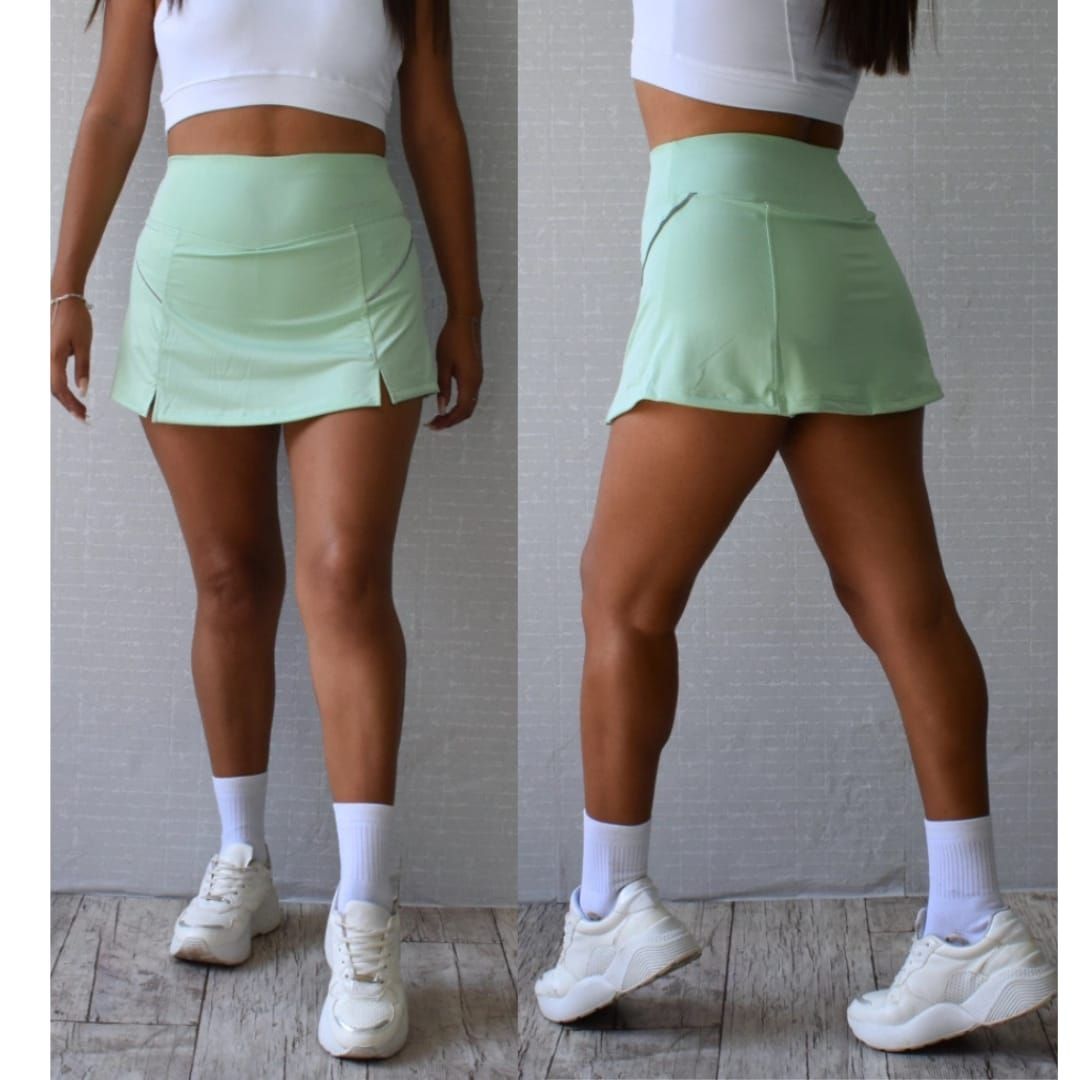 SHORT POLLERA LISA DAMA (PC066)