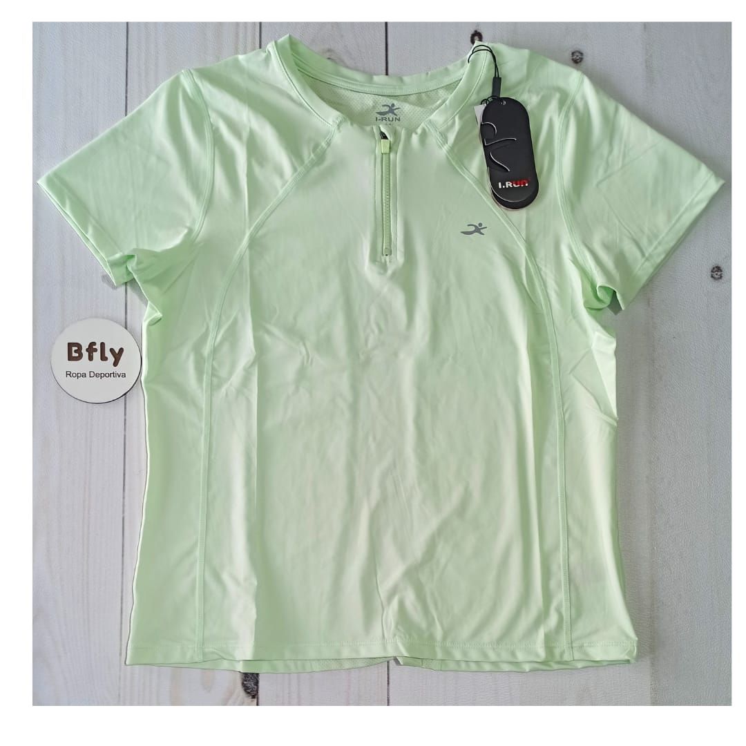 REMERA DE LYCRA PREMIUM - MEDIO CIERRE (RM130)