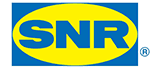Logo SNR in ovale blu e giallo.