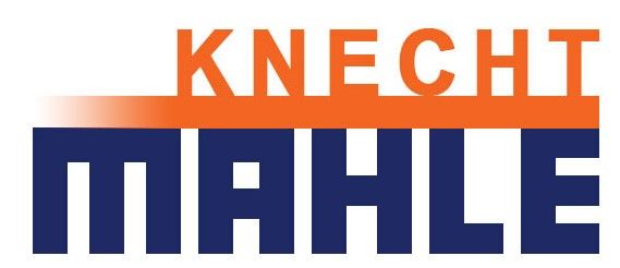 Logo KNECHT MAHE in arancione e blu.