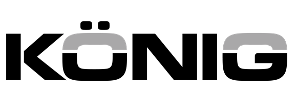 Logo KÖNIG in nero e grigio, moderno font sans-serif.