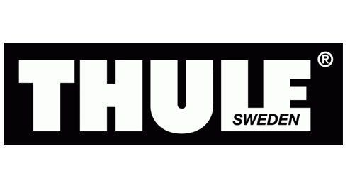 Logo Thule: scritta bianca in grassetto 