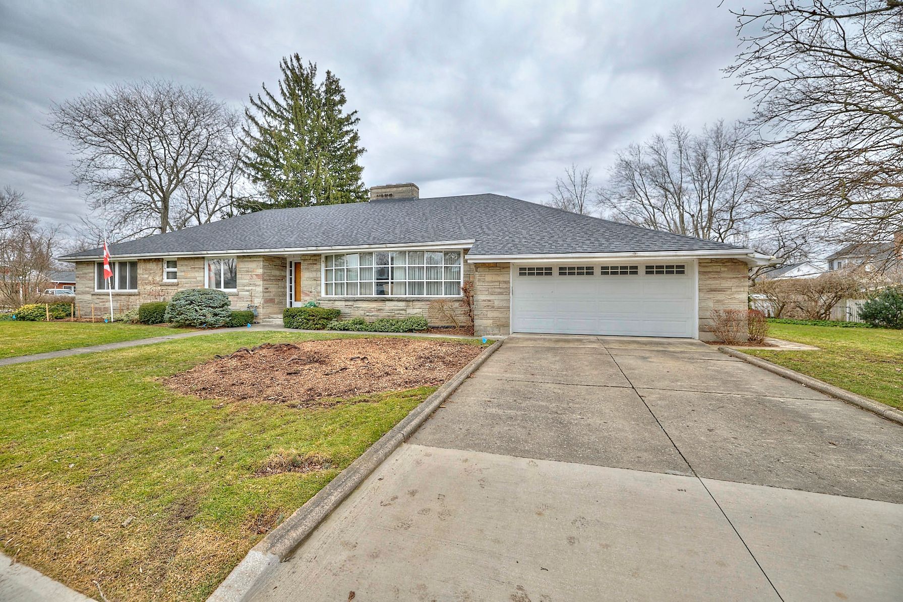 A photo highlighting the elegance of a detatched bungalow residential property