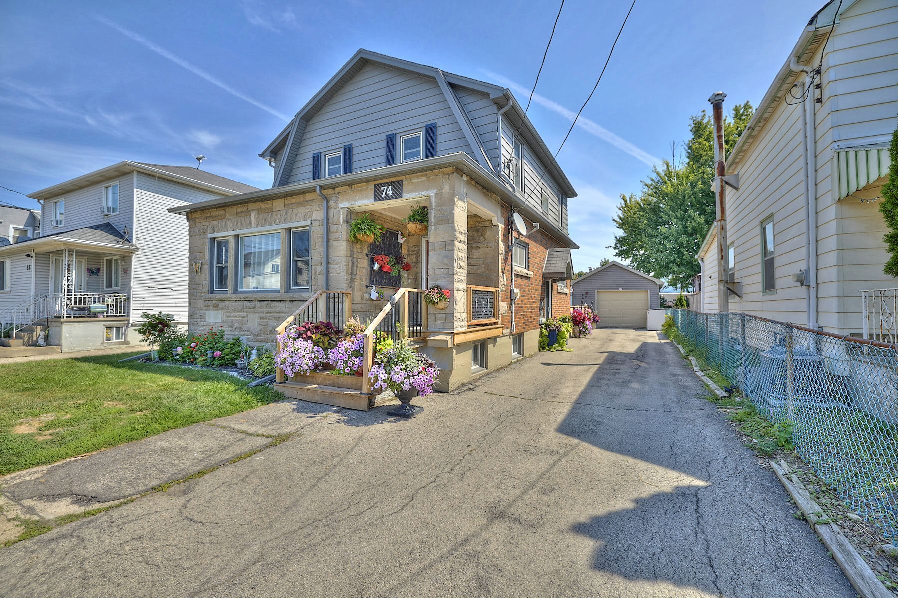 A glimpse of a well-maintained residential house.
