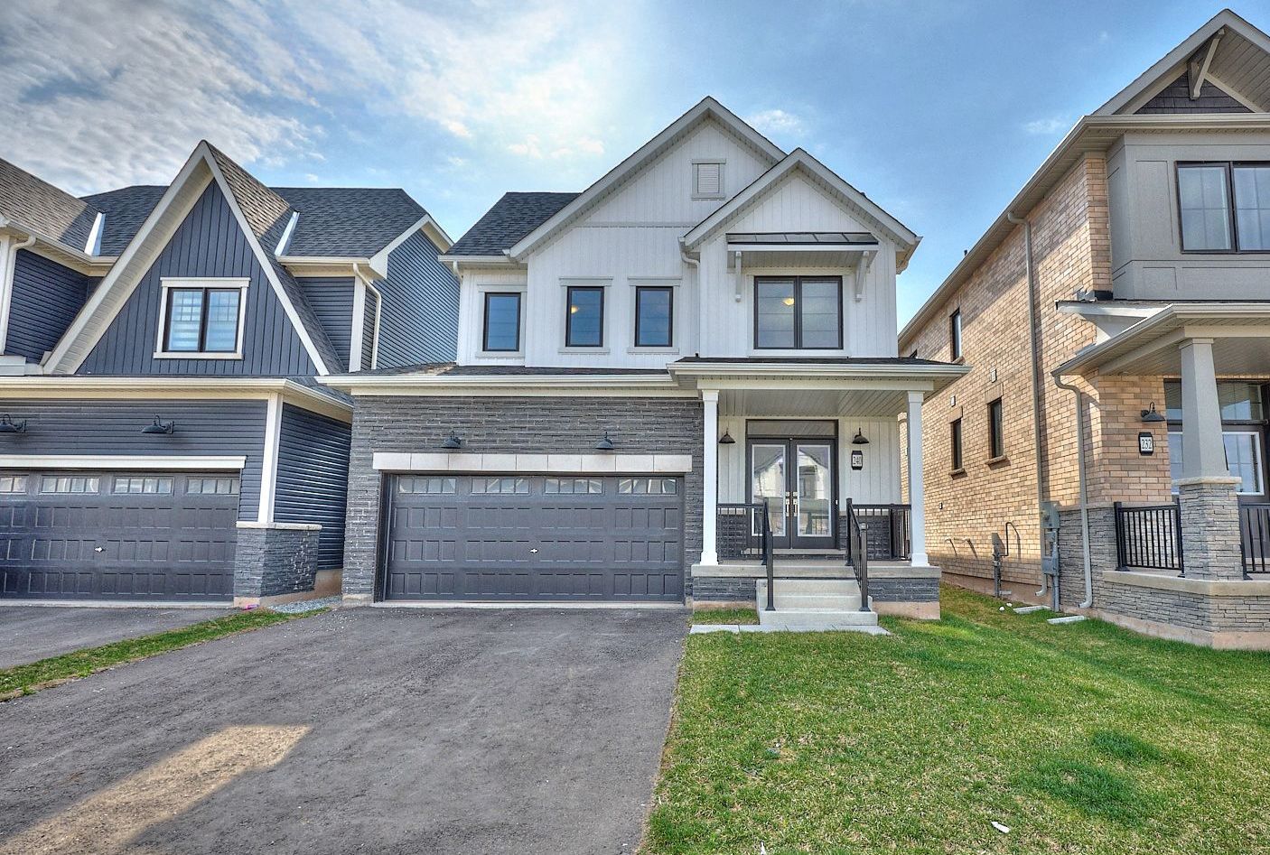 A brand new two-storey home with four bedrooms.