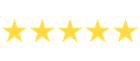 Five gleaming yellow gold stars, symbolizing glowing client recommendations and testimonials, reflecting their exceptional experiences with The Kim Robinson Team during their home buying or selling process. A testament to the team's outstanding service and customer satisfaction.
