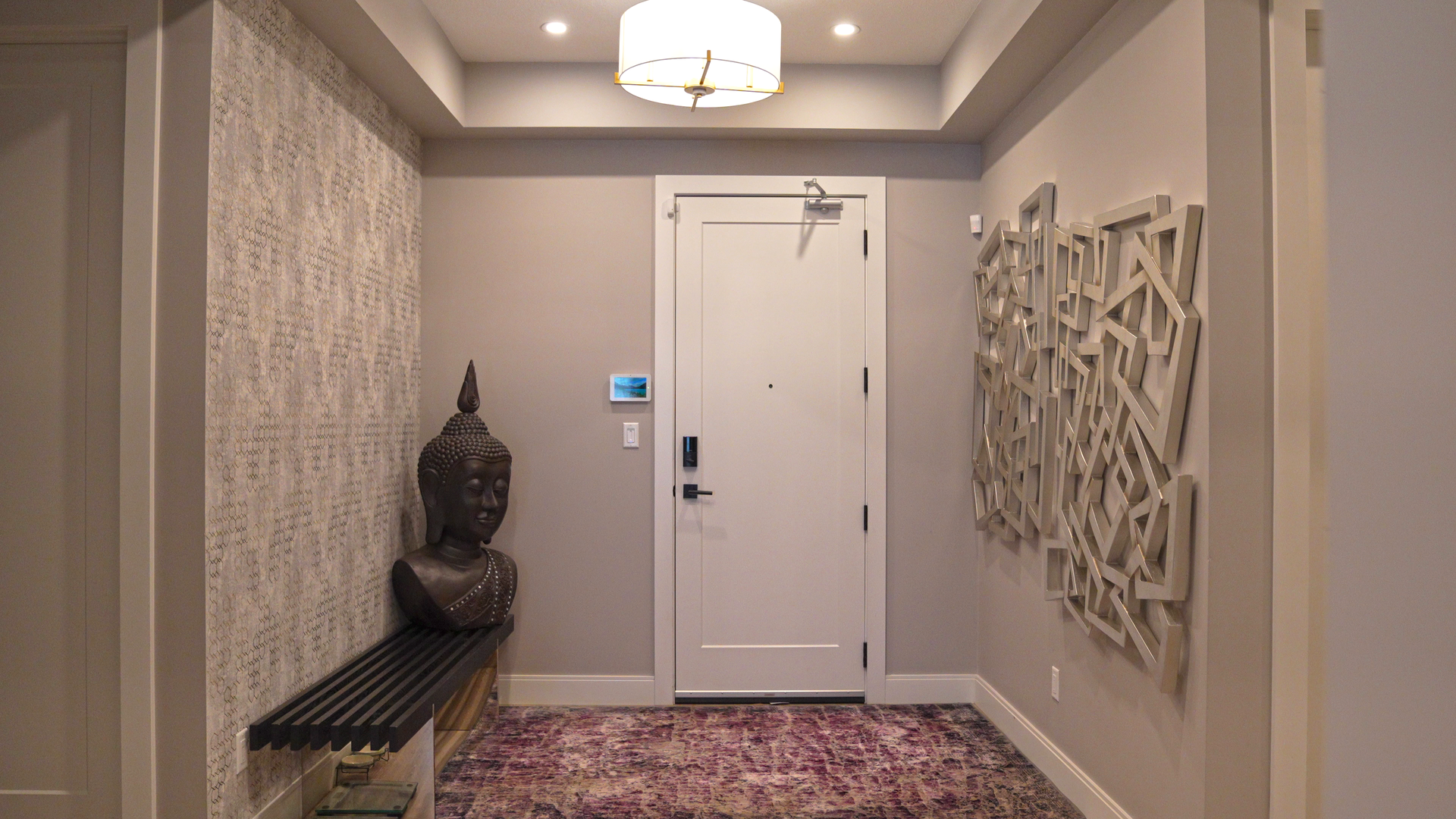 A room with decoration