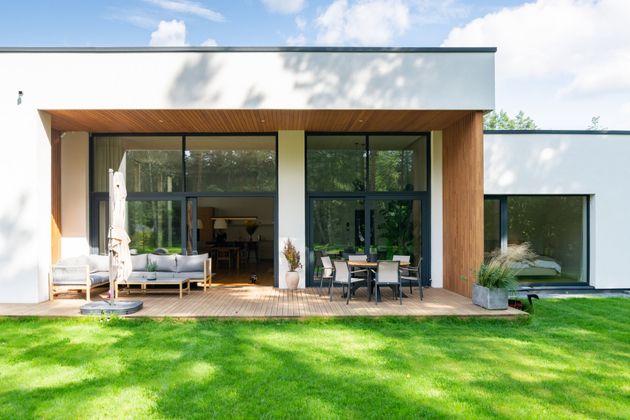 Backyard Of A Modern Private House — Aurora, OH — Diggin Landscaping