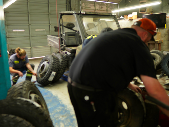 Tire Area - Delta Auto and Towing