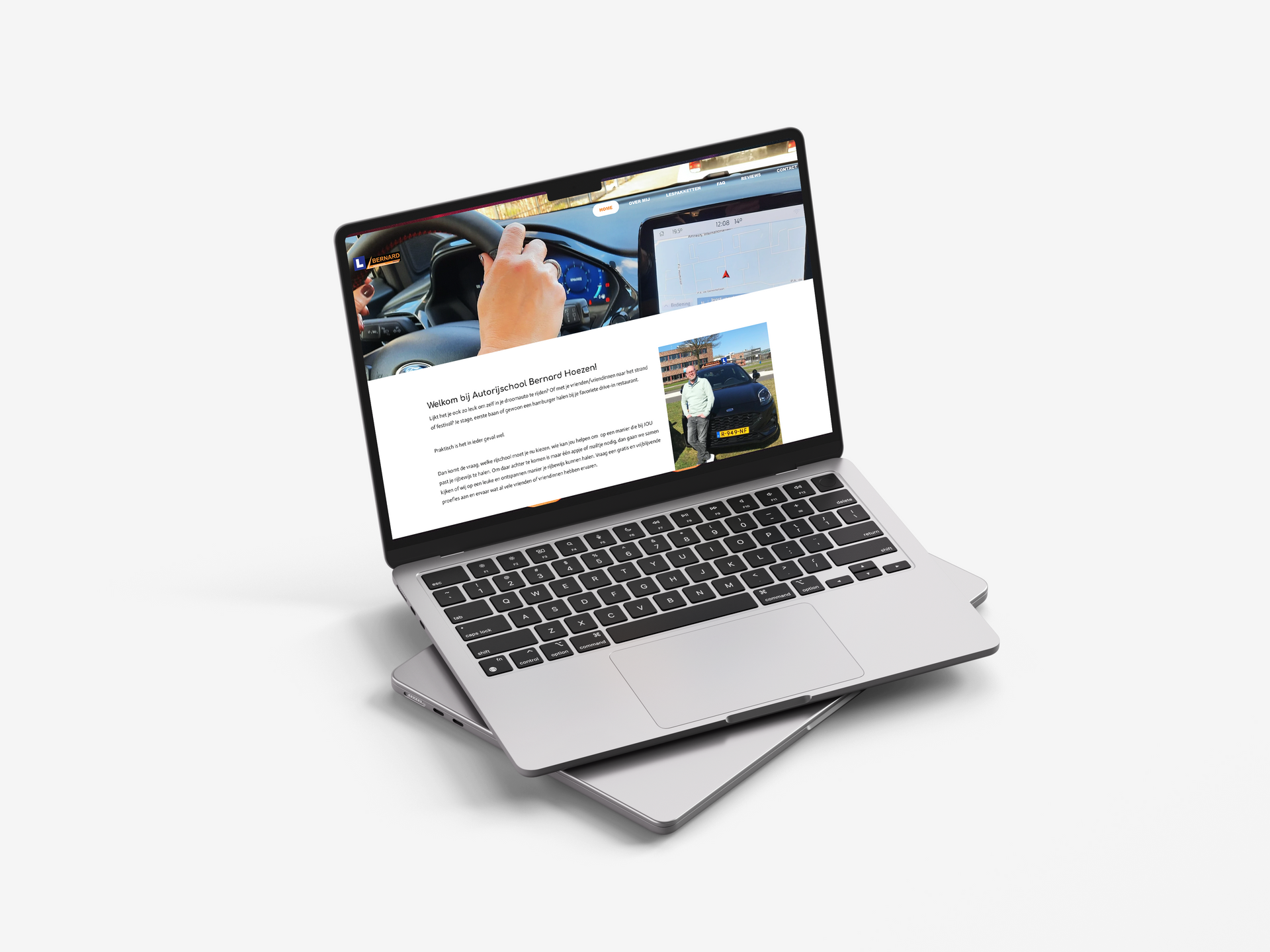 Websiteontwerp Autorijschool Bernard Hoezen