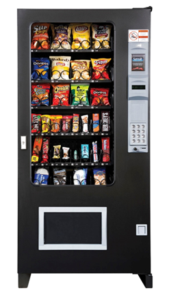 Four Wide Snack Vending Machine