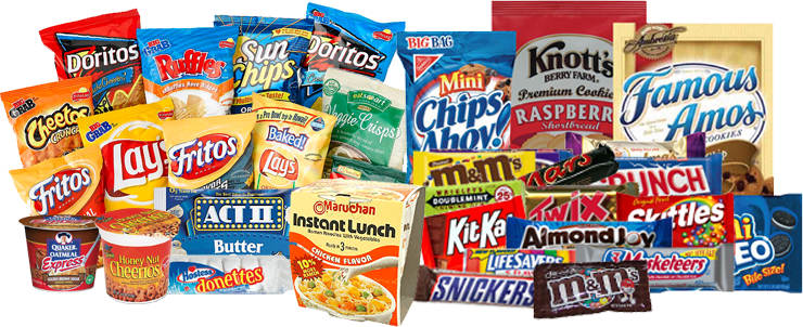 snack brands we work with for our vending machines